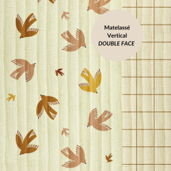 - PLA 10M MATEL VERTI DG GAUFREE AZUCAMI 2J /JACQUES 6J ECRU / ECRU